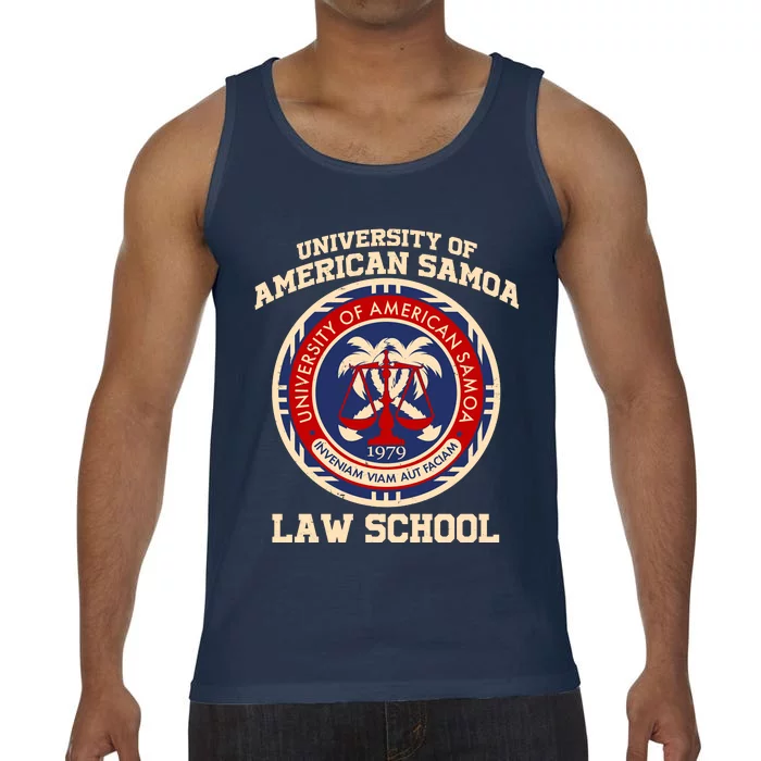 University of Samoa Law School Logo Emblem Comfort Colors® Tank Top