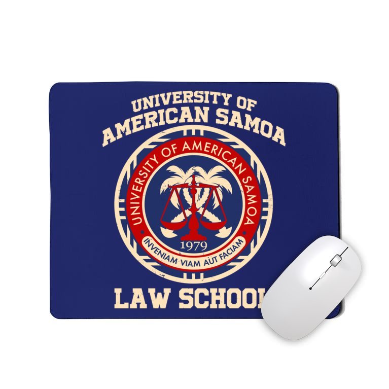 University of Samoa Law School Logo Emblem Mousepad