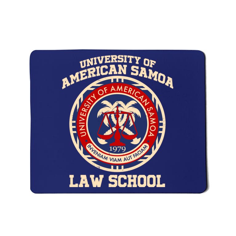 University of Samoa Law School Logo Emblem Mousepad