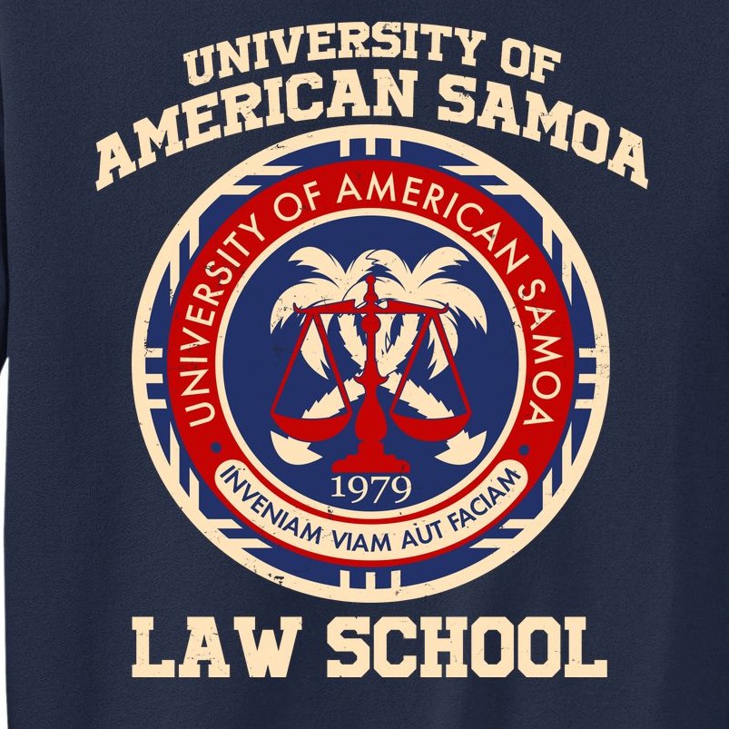 University of Samoa Law School Logo Emblem Tall Sweatshirt