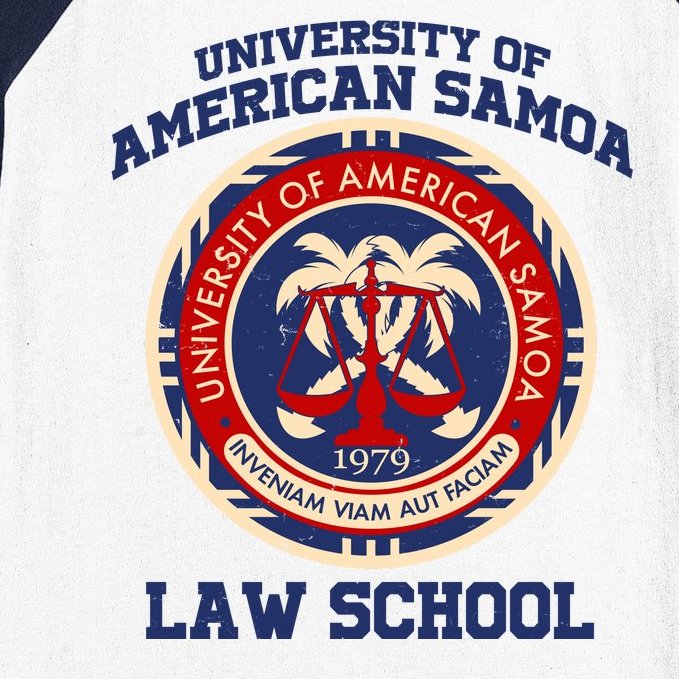 University of Samoa Law School Logo Emblem Baseball Sleeve Shirt