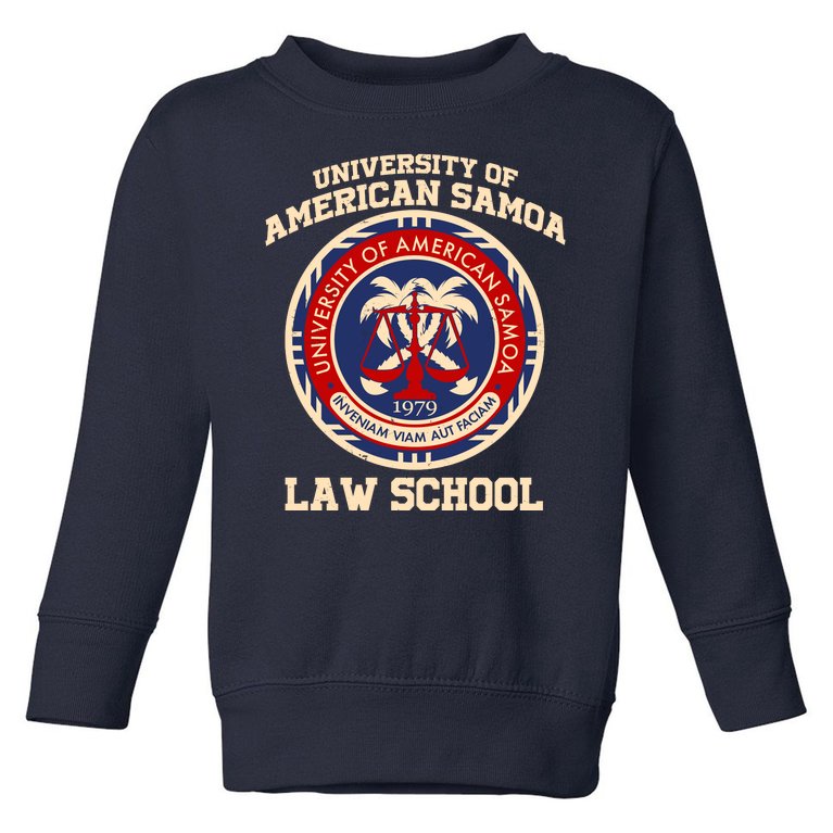 University of Samoa Law School Logo Emblem Toddler Sweatshirt