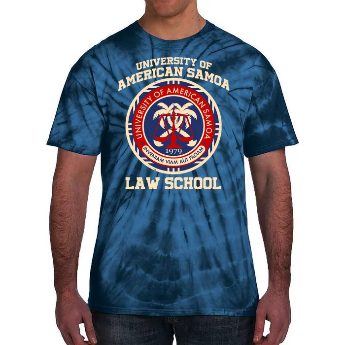 University of Samoa Law School Logo Emblem Tie-Dye T-Shirt