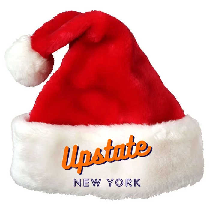 Upstate Ny Love I Love Upstate New York Ny State Hometown Premium Christmas Santa Hat