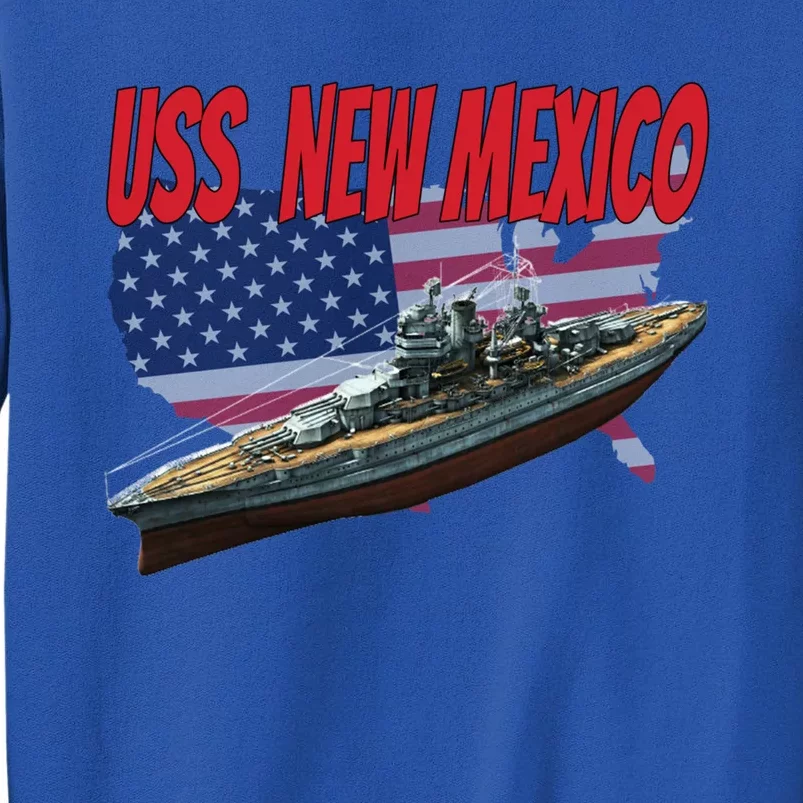 Uss New Mexico Bbgift40 Ww2 War Veteran Battleship Dad Son Boy Gift Sweatshirt