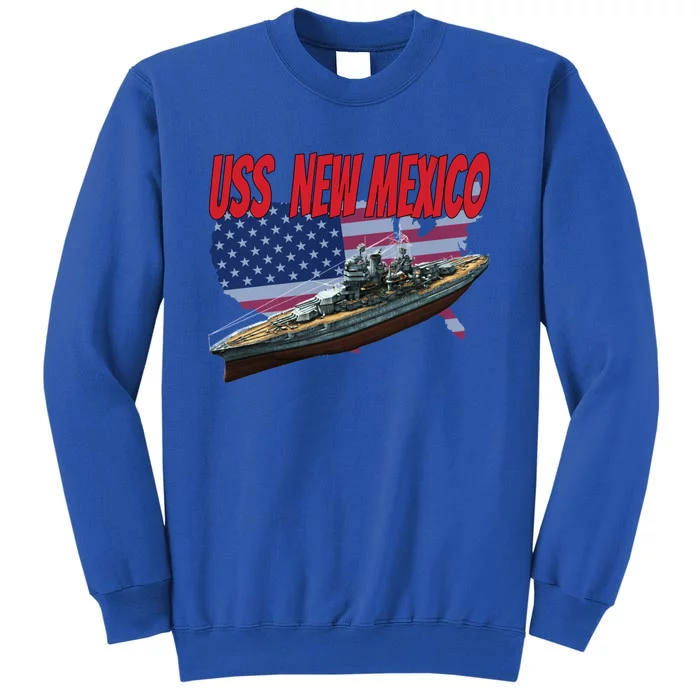 Uss New Mexico Bbgift40 Ww2 War Veteran Battleship Dad Son Boy Gift Sweatshirt