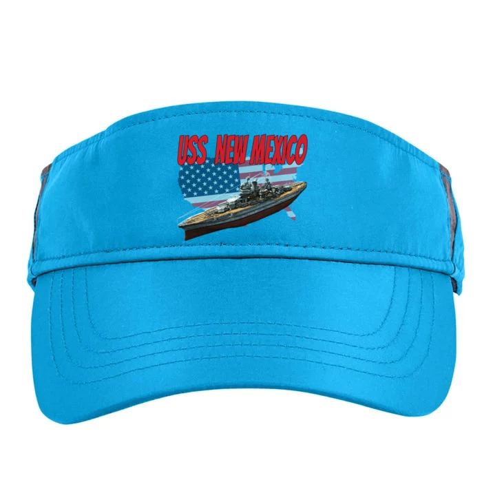 Uss New Mexico Bbgift40 Ww2 War Veteran Battleship Dad Son Boy Gift Adult Drive Performance Visor