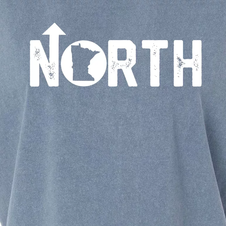 Up North Minnesota 10000 Lakes Garment-Dyed Women's Muscle Tee