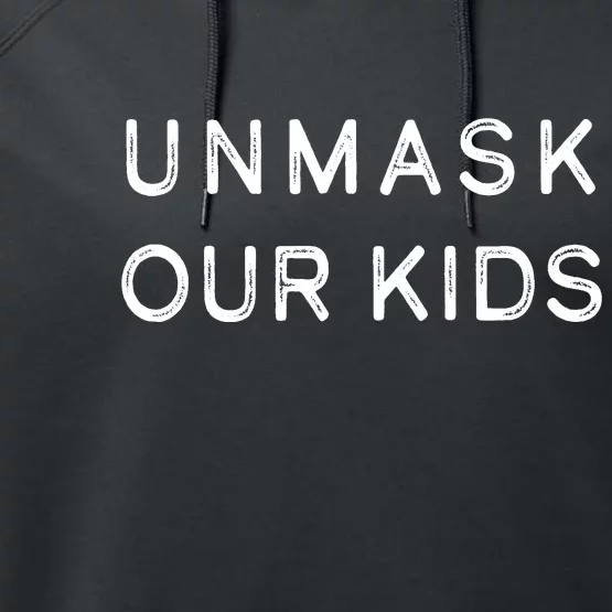 Unmask Our Kids Performance Fleece Hoodie