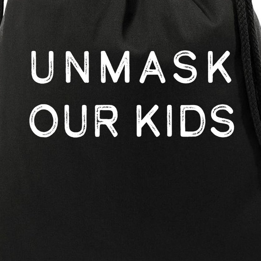 Unmask Our Kids Drawstring Bag