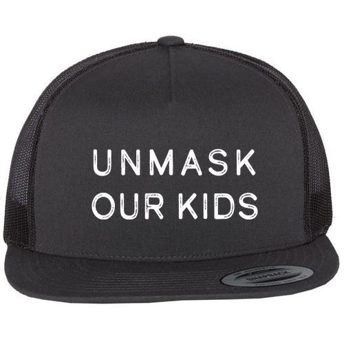 Unmask Our Kids Flat Bill Trucker Hat