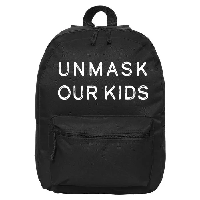 Unmask Our Kids 16 in Basic Backpack