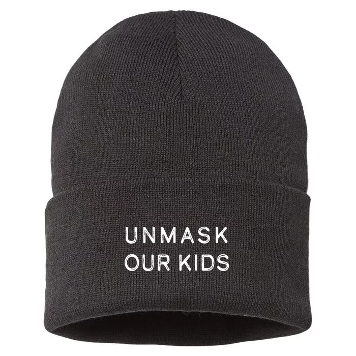 Unmask Our Kids Sustainable Knit Beanie