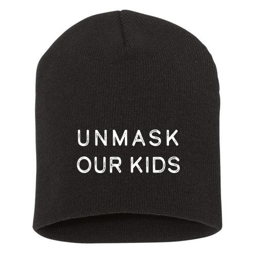 Unmask Our Kids Short Acrylic Beanie