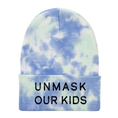 Unmask Our Kids Tie Dye 12in Knit Beanie