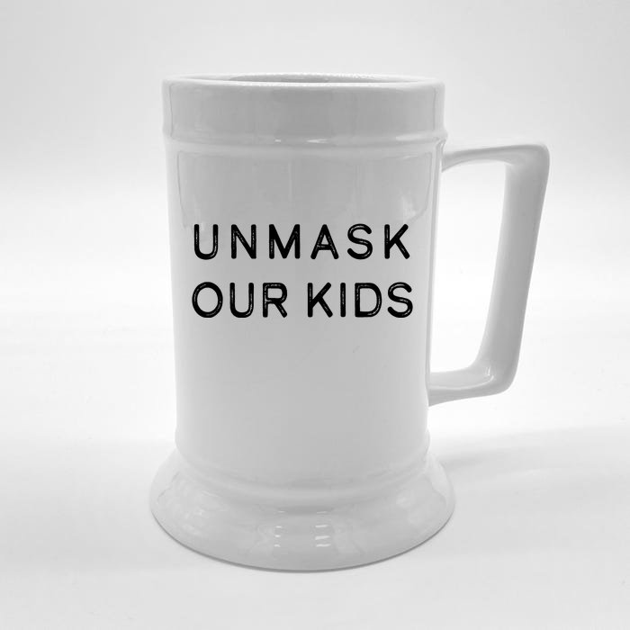 Unmask Our Kids Front & Back Beer Stein