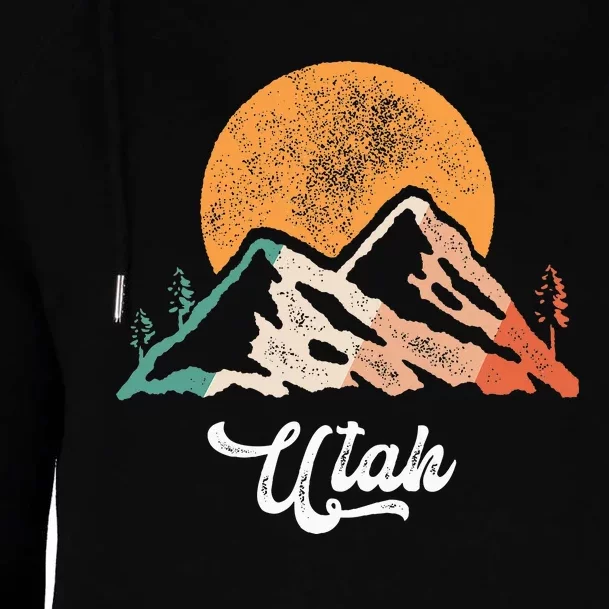 Utah Nature National Park Sunset Mountains Utah Womens Funnel Neck Pullover Hood