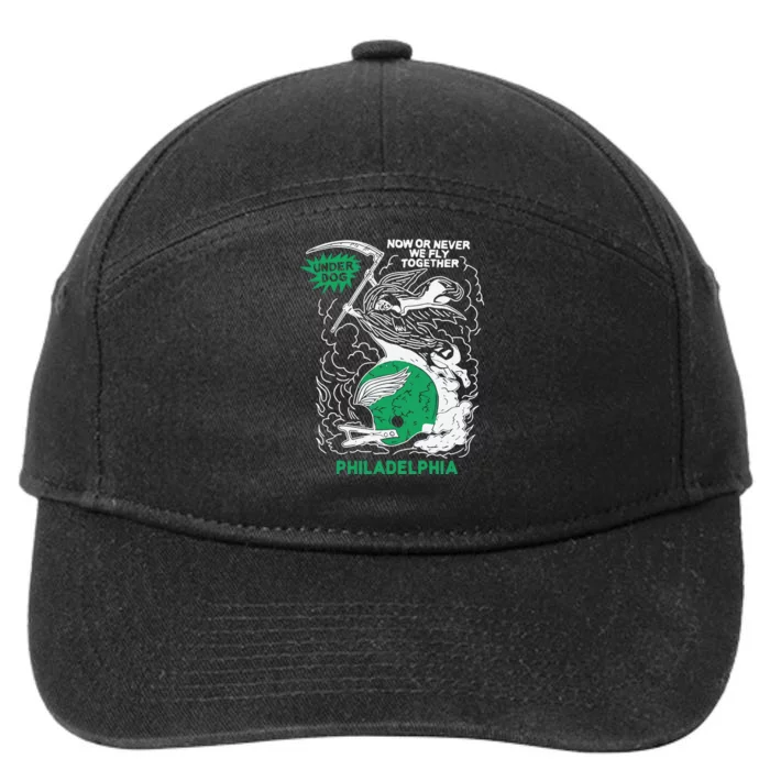 Underdog Now Or Never We Fly Together Philadelphia 7-Panel Snapback Hat