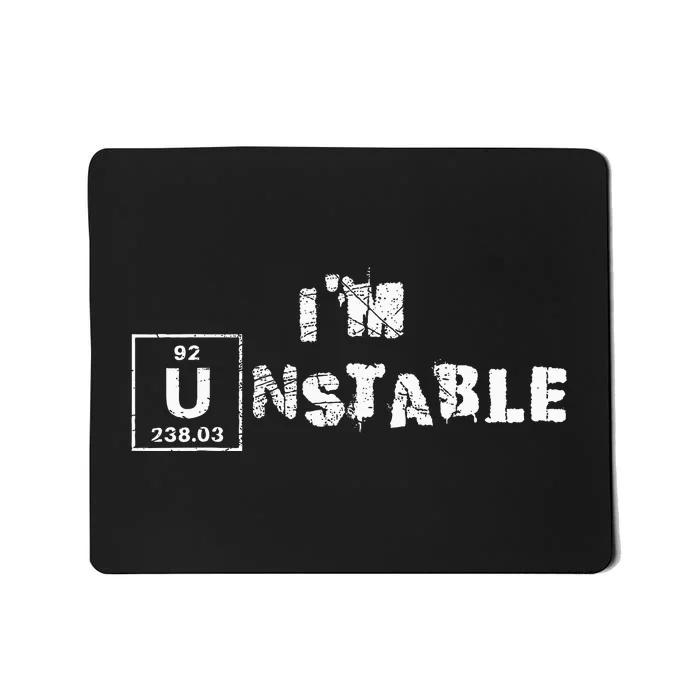 Unstable Nuclear Physics Chemistry Science Mousepad