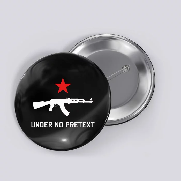 Under No Pretext Karl Marx Marxism Button