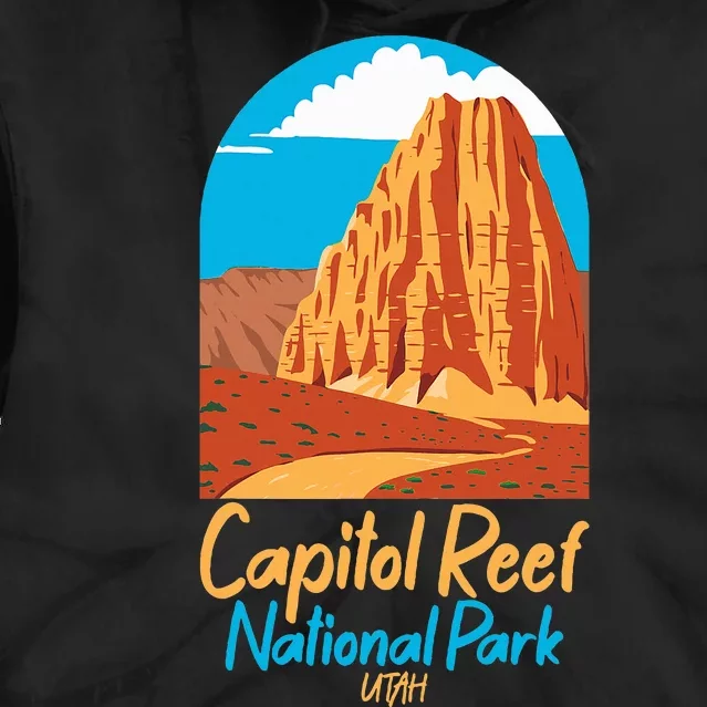 Utah National Park Usa Capitol Reef National Park Tie Dye Hoodie