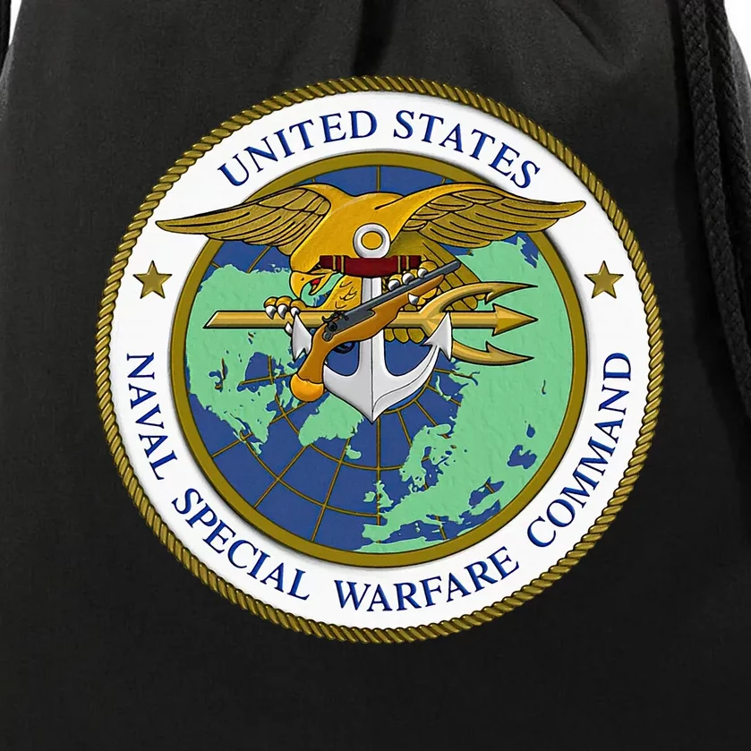 Us Naval Special Warfare Command Nswc Military Veteran Drawstring Bag