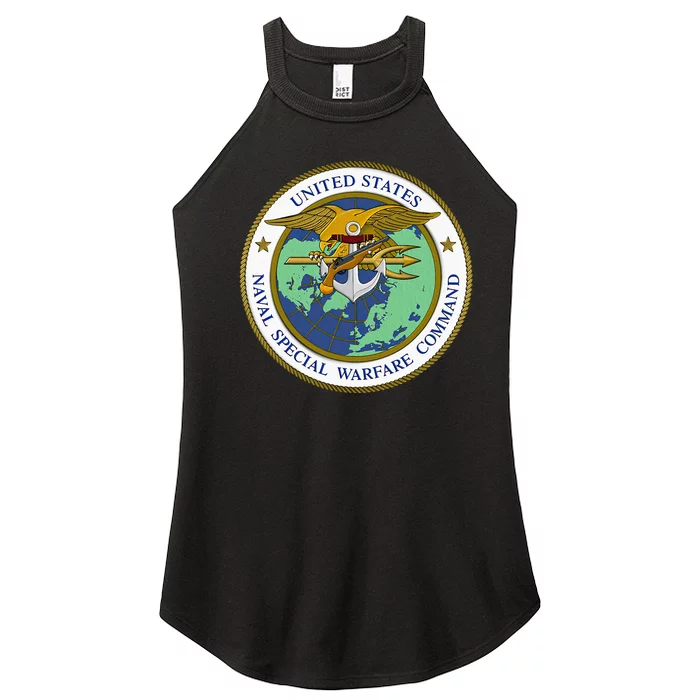 Us Naval Special Warfare Command Nswc Military Veteran Women’s Perfect Tri Rocker Tank