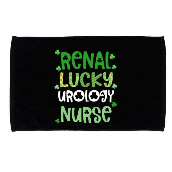 Urology Nurse St Patricks Day Renal Lucky Urology Nurse Rn Gift Microfiber Hand Towel