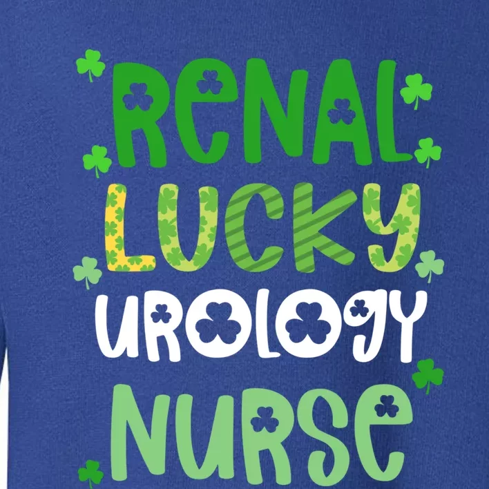 Urology Nurse St Patricks Day Renal Lucky Urology Nurse Rn Gift Toddler Sweatshirt