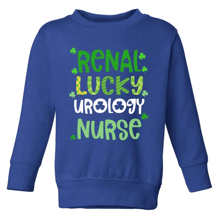 Urology Nurse St Patricks Day Renal Lucky Urology Nurse Rn Gift Toddler Sweatshirt