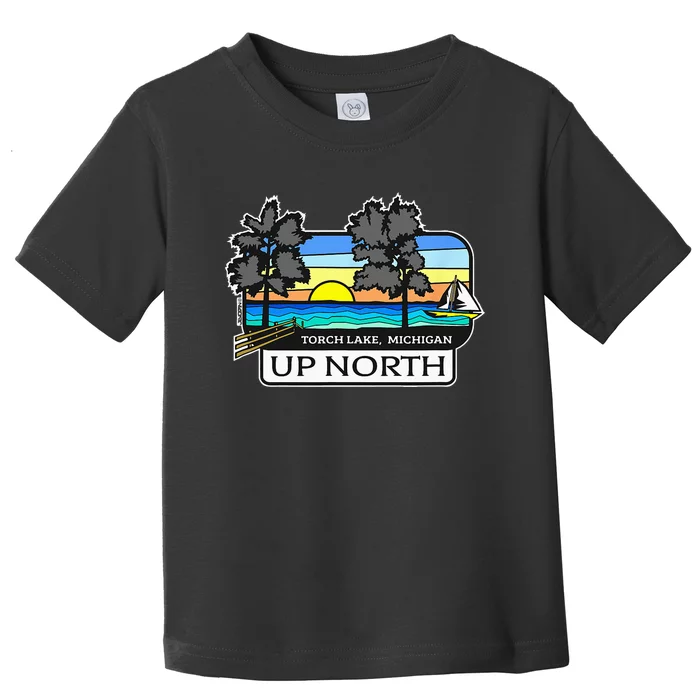 Up North Torch Lake Michigan Toddler T-Shirt