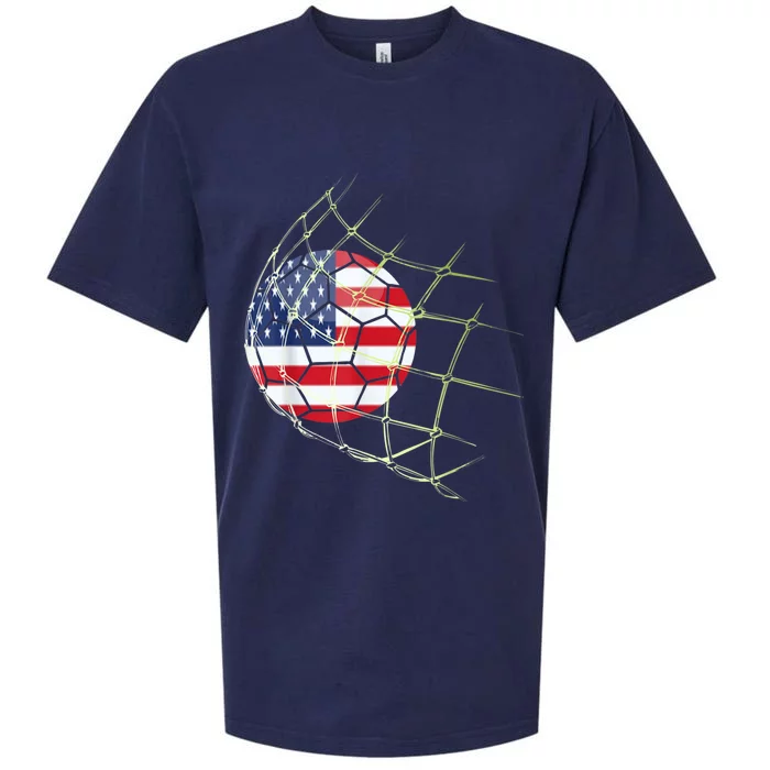 USA  National Team Soccer Jersey 2022 American Ball Flag Sueded Cloud Jersey T-Shirt