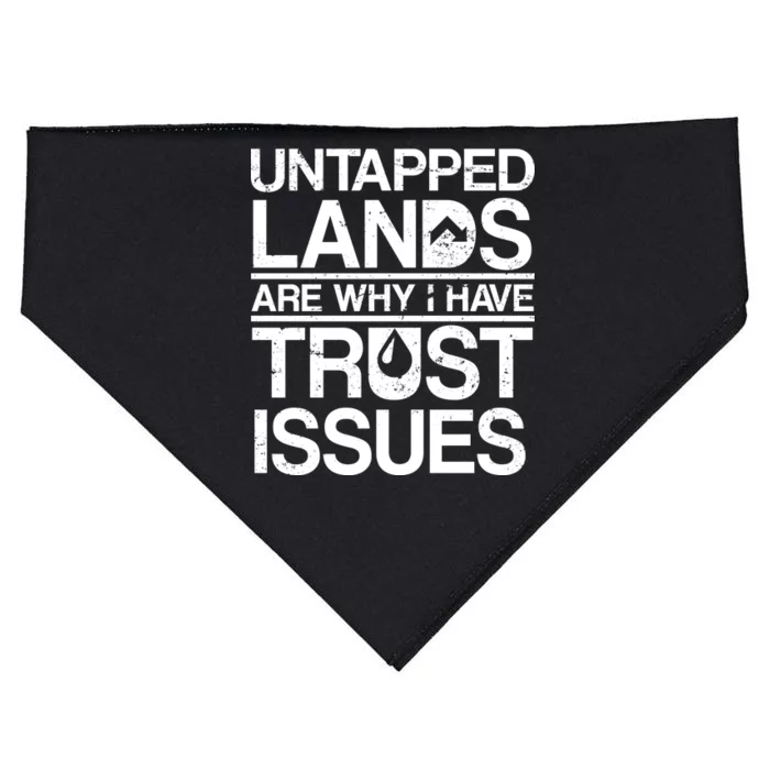 Untapped Lands Trust Issues USA-Made Doggie Bandana