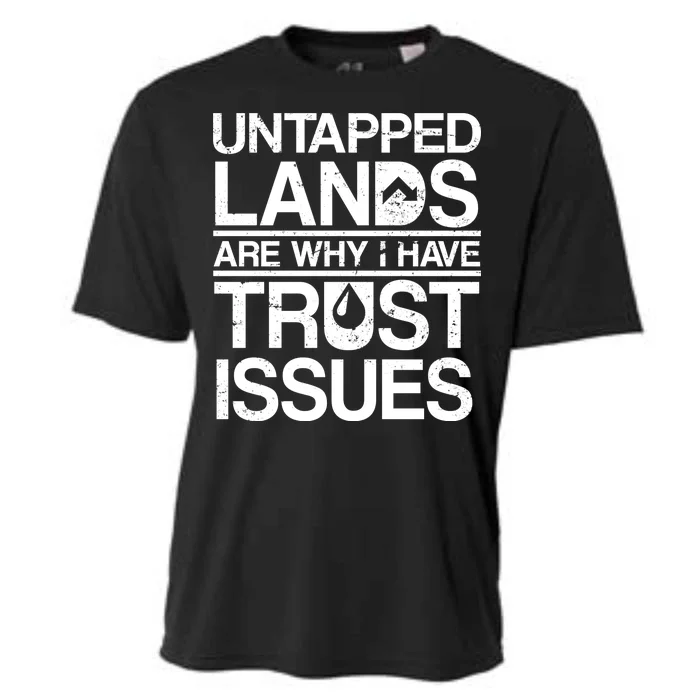 Untapped Lands Trust Issues Cooling Performance Crew T-Shirt