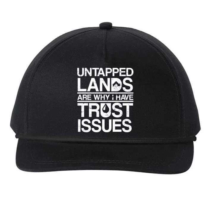 Untapped Lands Trust Issues Snapback Five-Panel Rope Hat