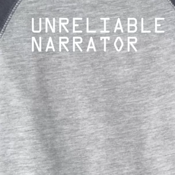 Unreliable Narrator Toddler Fine Jersey T-Shirt