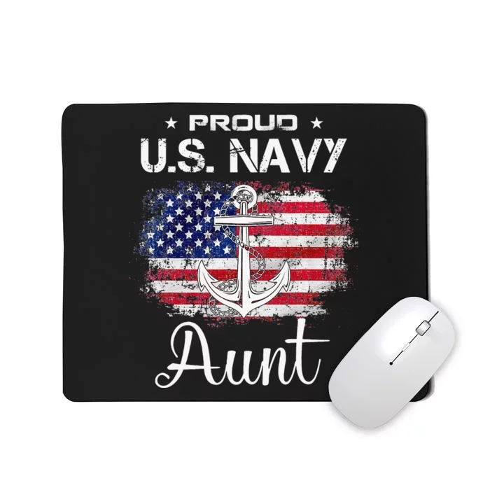 US Na vy Proud Aunt Proud US Na vy Aunt For Veteran Day Mousepad