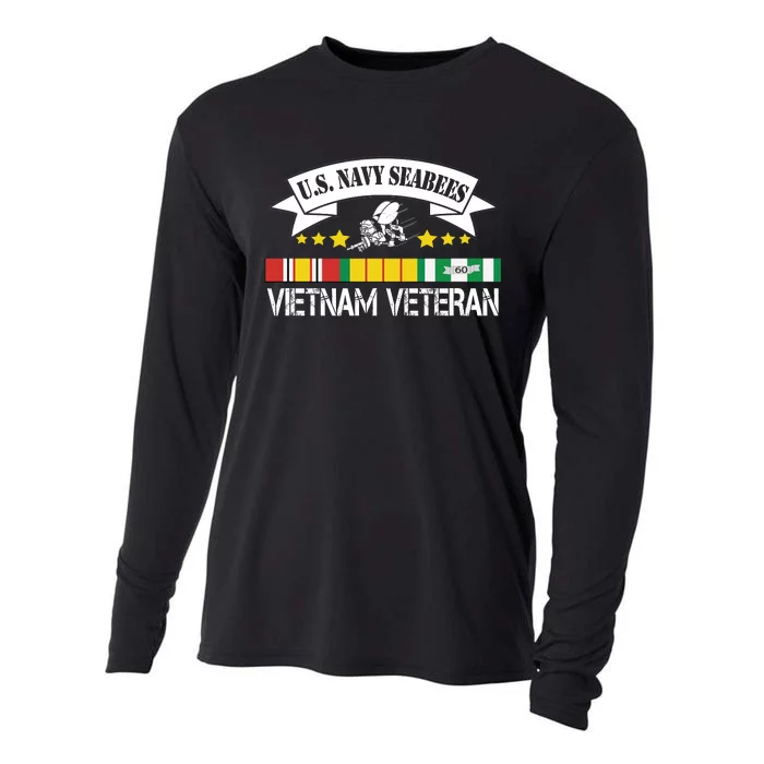 US. Na Vy Sea Bee Vietnam Veteran Flag Cooling Performance Long Sleeve Crew