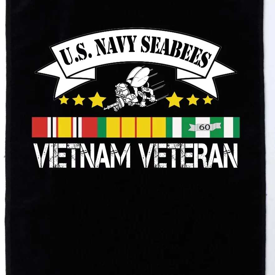 US. Na Vy Sea Bee Vietnam Veteran Flag Platinum Collection Golf Towel