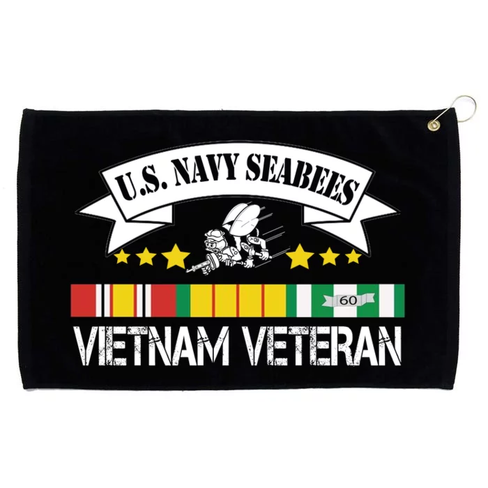 US. Na Vy Sea Bee Vietnam Veteran Flag Grommeted Golf Towel