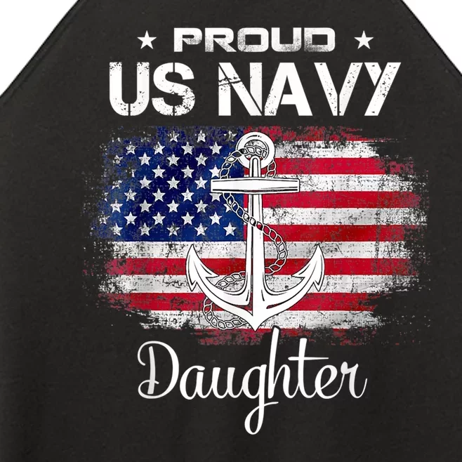 Us Na Vy Proud Daughter Proud Us Na Vy Daughter Women’s Perfect Tri Rocker Tank