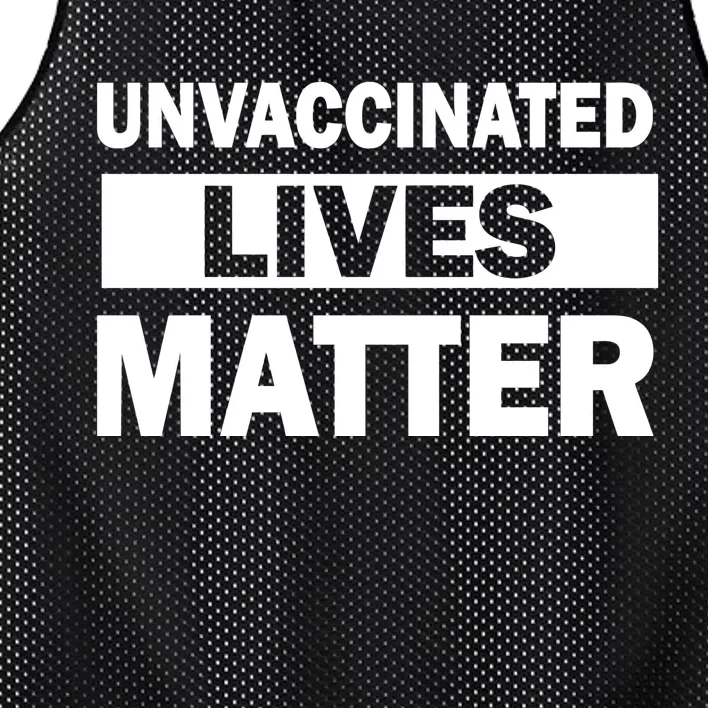 Unvaccinated Lives Matter Mesh Reversible Basketball Jersey Tank