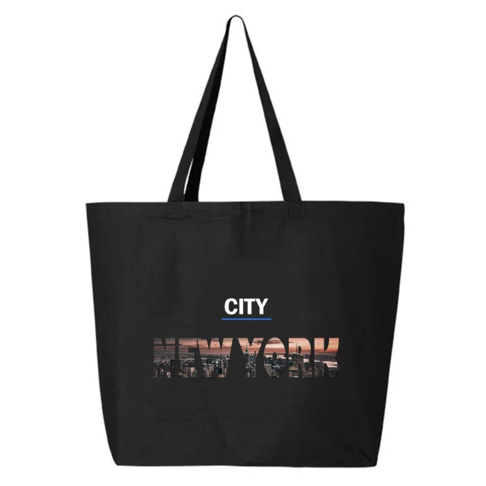 Urban New York City Skyline North America 25L Jumbo Tote