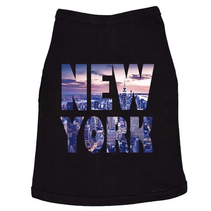 Urban New York City Skyline North America Souvenir Pride Doggie Tank