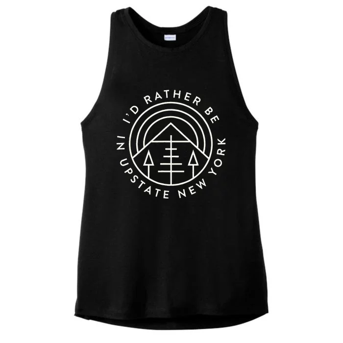 Upstate New York Mountain Outdoors Upstate Ladies Tri-Blend Wicking Tank