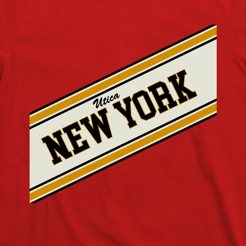 Utica New York Varsity Logo T-Shirt