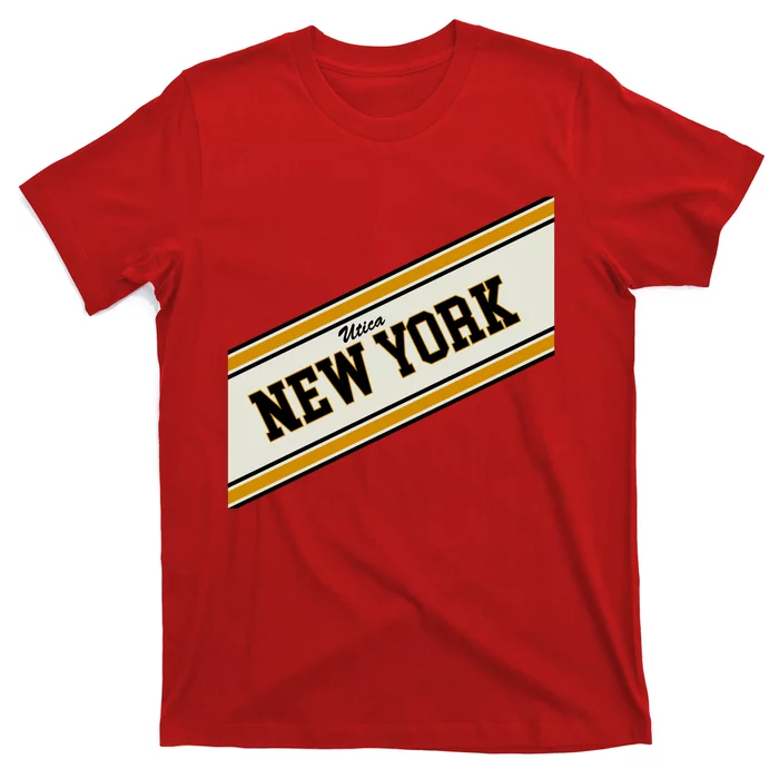 Utica New York Varsity Logo T-Shirt