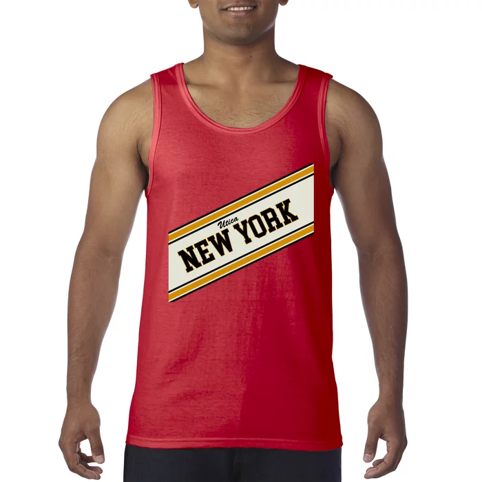 Utica New York Varsity Logo Tank Top