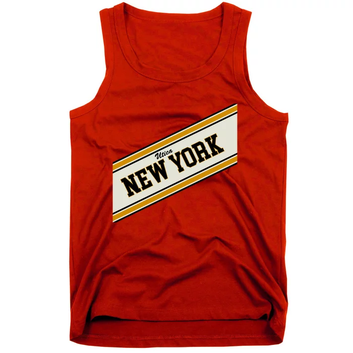 Utica New York Varsity Logo Tank Top