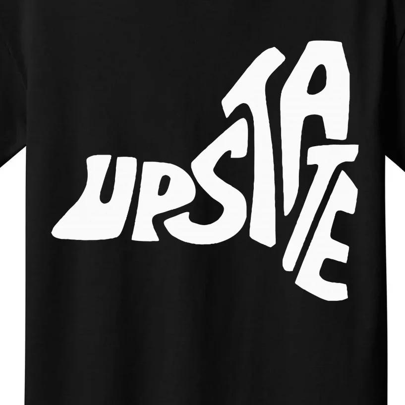 Upstate New York Ny State Shape Kids T-Shirt